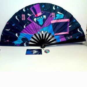 Disney Haunted Mansion Fan - Blue and Purple